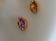 Load image into Gallery viewer, How Dare You - Oval / Pupil Hall - 14k Gold & Gemstone - Threadless End