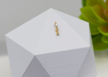 Load image into Gallery viewer, Glow - 14k & White Sapphire End - Pupil Hall