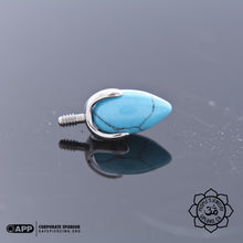 Load image into Gallery viewer, Threaded Prong Bullet-Cut, 18g - 12g