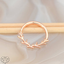 Load image into Gallery viewer, Raven Seam Ring - 14k Gold