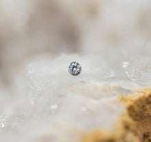 Load image into Gallery viewer, Threadless Prong-Set Gem Ends - Titanium