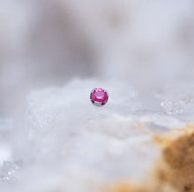 Load image into Gallery viewer, Threadless Prong-Set Gem Ends - Titanium