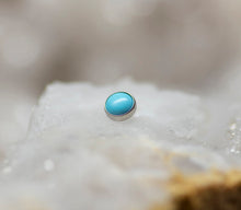 Load image into Gallery viewer, Threadless Cabochon Gem Ends - Titanium