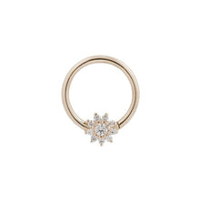 Load image into Gallery viewer, Eloise - 14k Gold & CZ Seam Ring