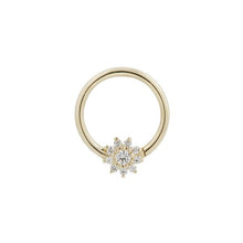 Load image into Gallery viewer, Eloise - 14k Gold & CZ Seam Ring