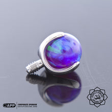 Load image into Gallery viewer, Threaded Claw-Set Gem, 4mm, 14g/12g