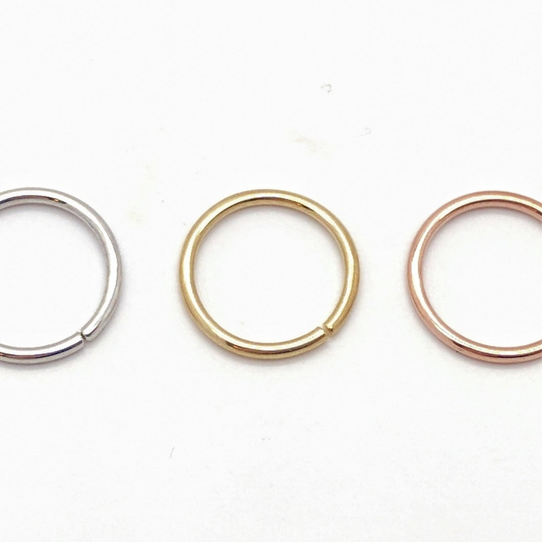 Seam Rings - Plain - Gold