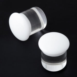 Glass Plugs - Color Front Single-Flare