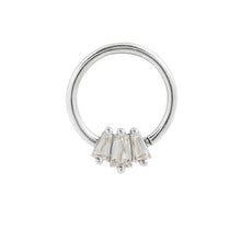 Load image into Gallery viewer, Gemma Trio - CZ &amp; 14k Gold Seam Ring
