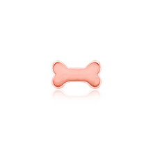 Load image into Gallery viewer, Gold Dog Bone - 14k Threadless End

