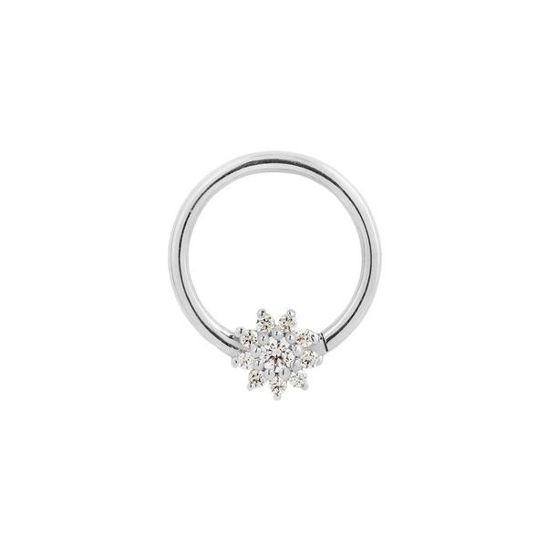 Eloise - 14k Gold & CZ Seam Ring