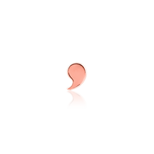Load image into Gallery viewer, Gold Comma - 14k Threadless End
