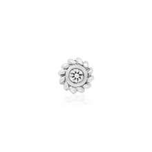 Load image into Gallery viewer, Braided Bezel CZ - 14k Threadless End

