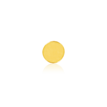 Load image into Gallery viewer, Gold Disk - 14k Threadless End
