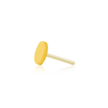 Load image into Gallery viewer, Gold Disk - 14k Threadless End

